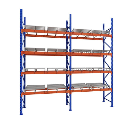 4-Tier Connectable Combined Warehouse Steel Rack