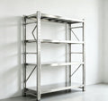 AStainless Steel Butterfly Hole Storage Rack | 600 lbs Load Capacity